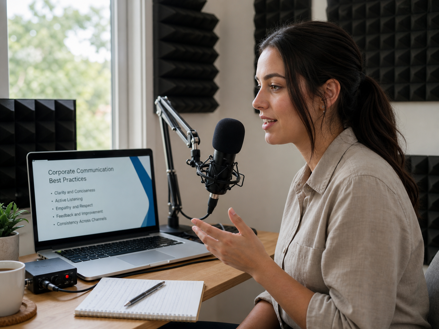 Enregistrement voix off pour module e-learning et formation en entreprise